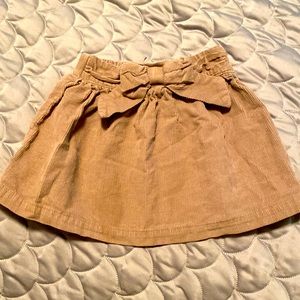 Hanna Andersson khaki corduroy skirt